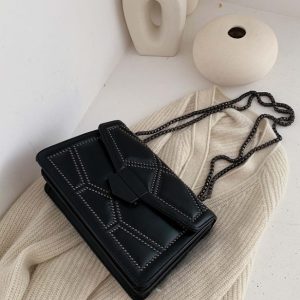 Rivet Chain Small Crossbody Bags For Women